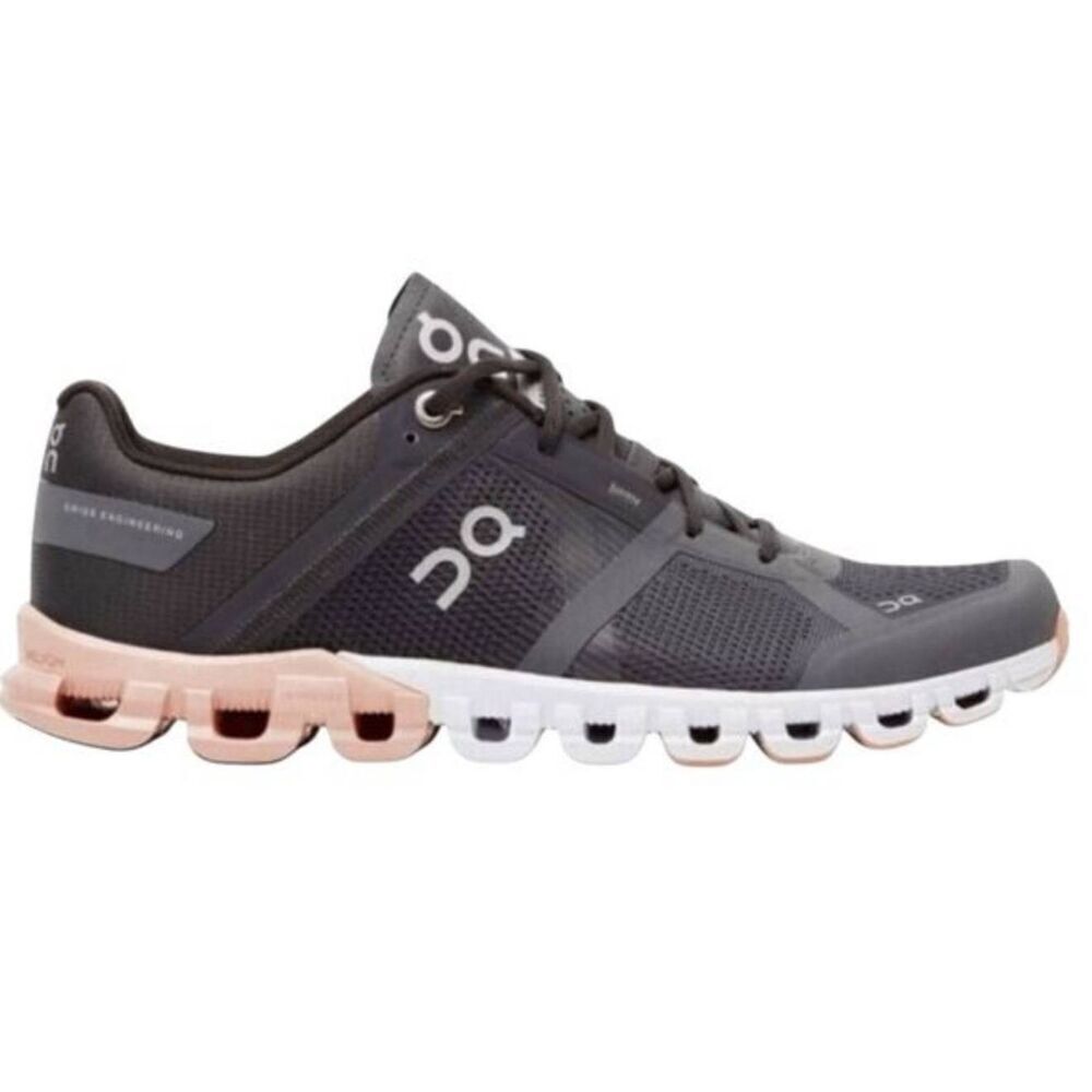 ON RUNNING Cloudflow 'Rose/Rock' Running Shoes Size 10
